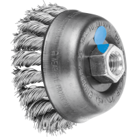 Щетка чашечная плетеная POS TBG 80/M14 INOX 0,50 (003671)