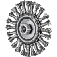 Щетка дисковая плетеная POS RBG 11512/M14 CT INOX 0,35 (806838)