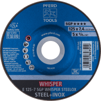Круг шлифовальный E 125-7 SGP WHISPER STEELOX (827512)