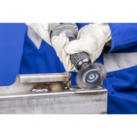Щетка дисковая плетеная POS RBG 7006/6 INOX 0,35 (531976)